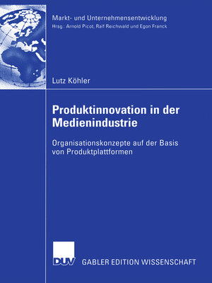 cover image of Produktinnovation in der Medienindustrie